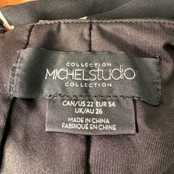 Addition Elle Michel Studio High Low Floral Vneck Dress Size 22 - Picture 13 of 14